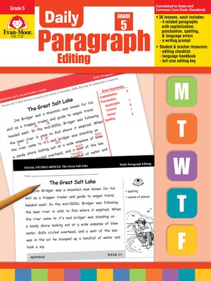 cover image of Daily Paragraph Editing, Grade 5